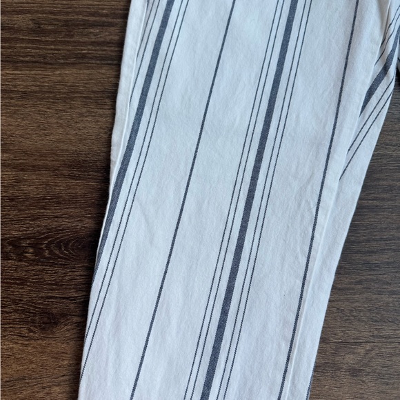 John Galt California Blue and White Stripped Pants One Size - Picture 2 of 5